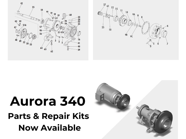 Aurora 340 Parts and Repair Kits