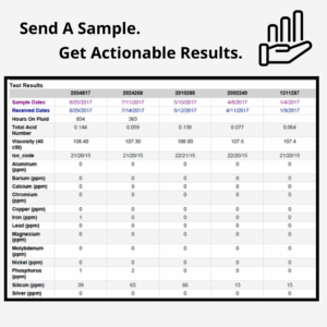 Kerr Pump Oil sample