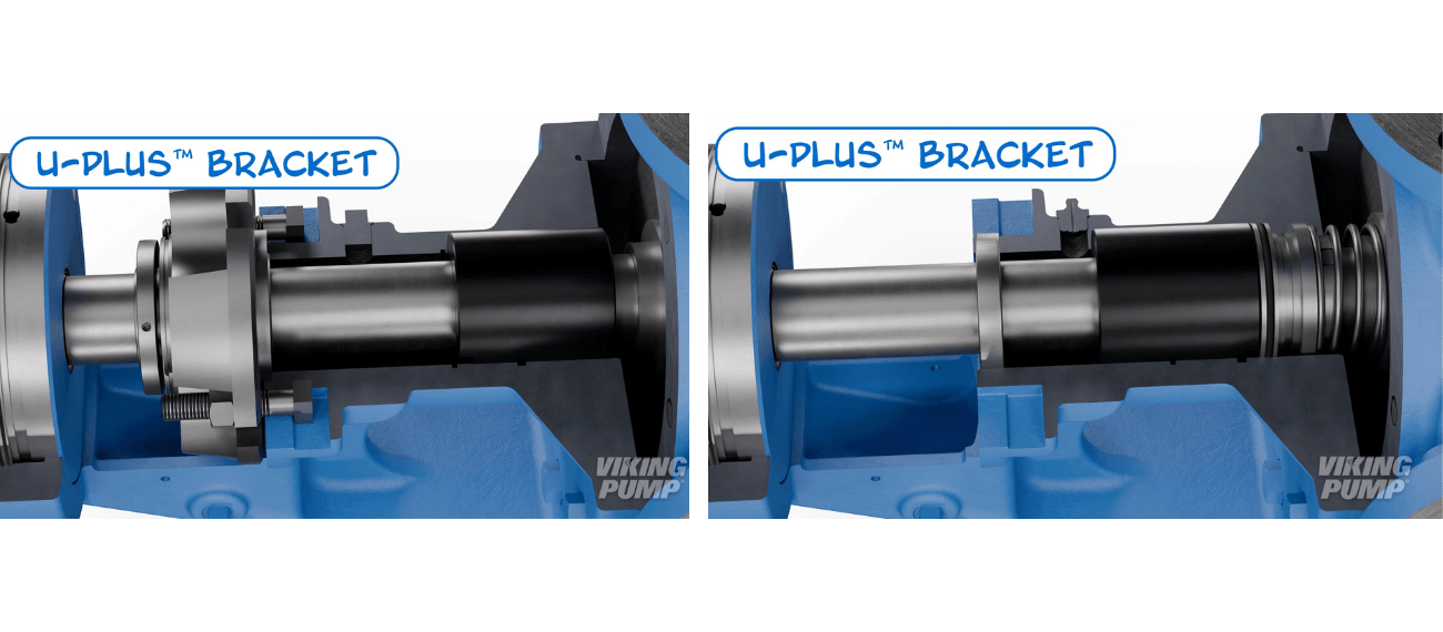 Viking Pump U-Plus Bracket Comparison