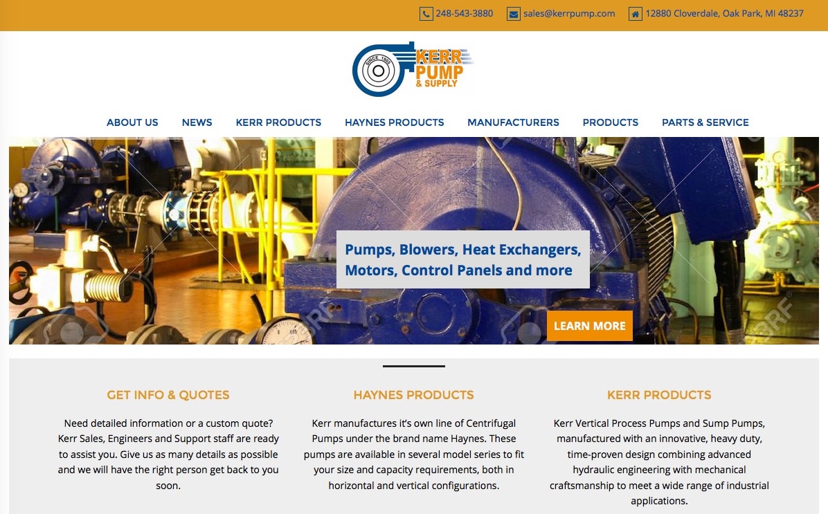 Kerr Pump & Supply launches new site, YouTube site, and Social